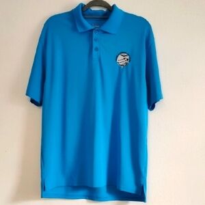 Men's Under Armour Sound of Freedom Blue Polo Shirt. M